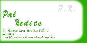 pal nedits business card